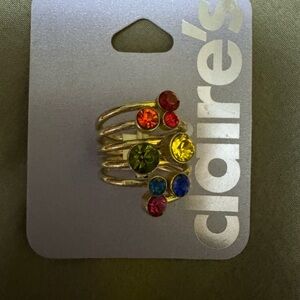 Claire’s Rainbow Ring 🌈 Size 5
